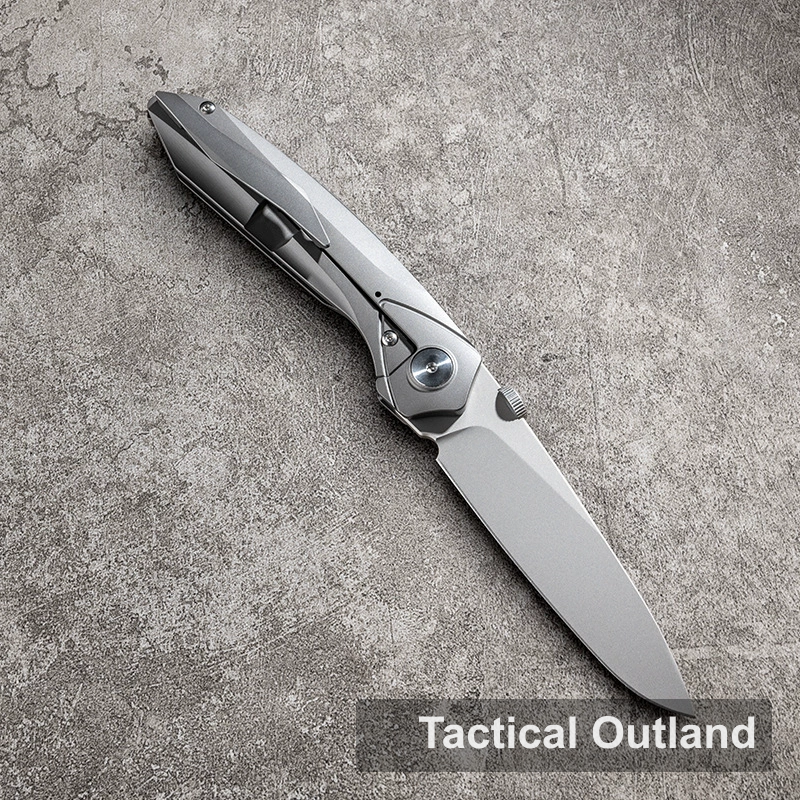 VG10 aluminum-alloy folding knife open blade and handle