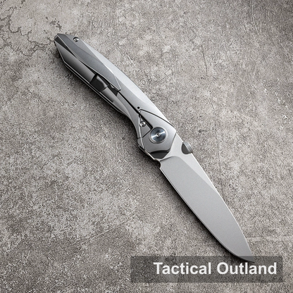 VG10 aluminum-alloy folding knife open blade and handle