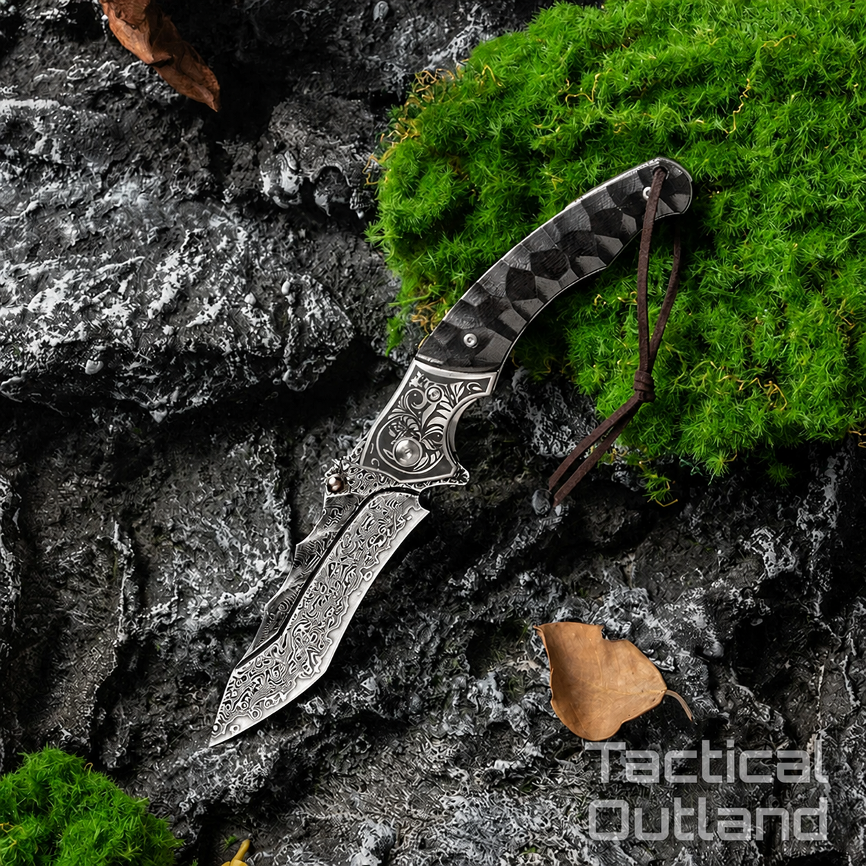 VG10 67-Layer Damascus Folding Knife | Tactical Outland