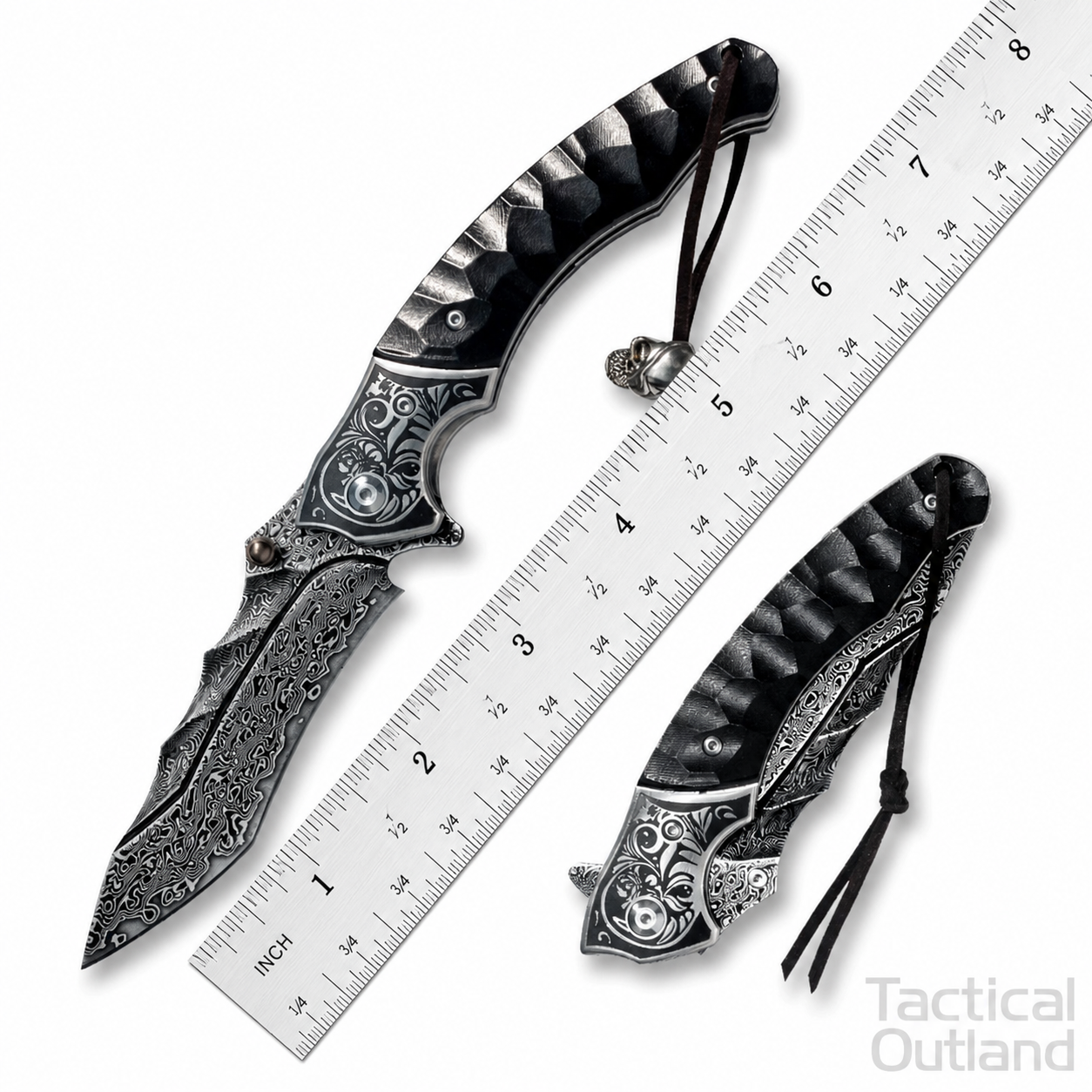VG10 67-Layer Damascus Folding Knife | Tactical Outland