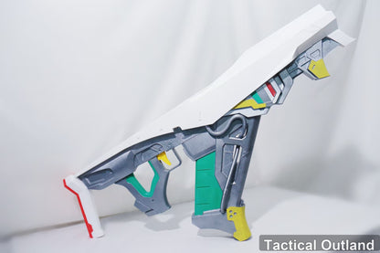 White Futuristic Rifle Cosplay Prop by Tactical Outland, product view 2