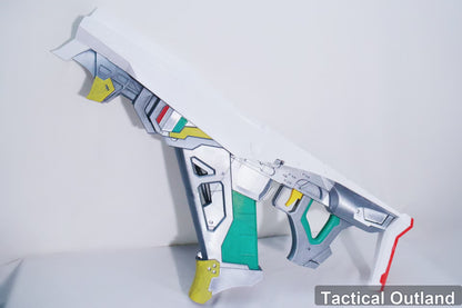 White Futuristic Rifle Cosplay Prop by Tactical Outland, product view 4