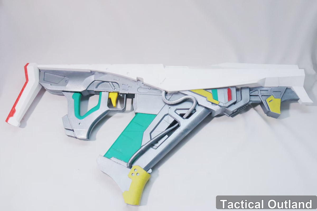 White Futuristic Rifle Cosplay Prop by Tactical Outland, product view 5