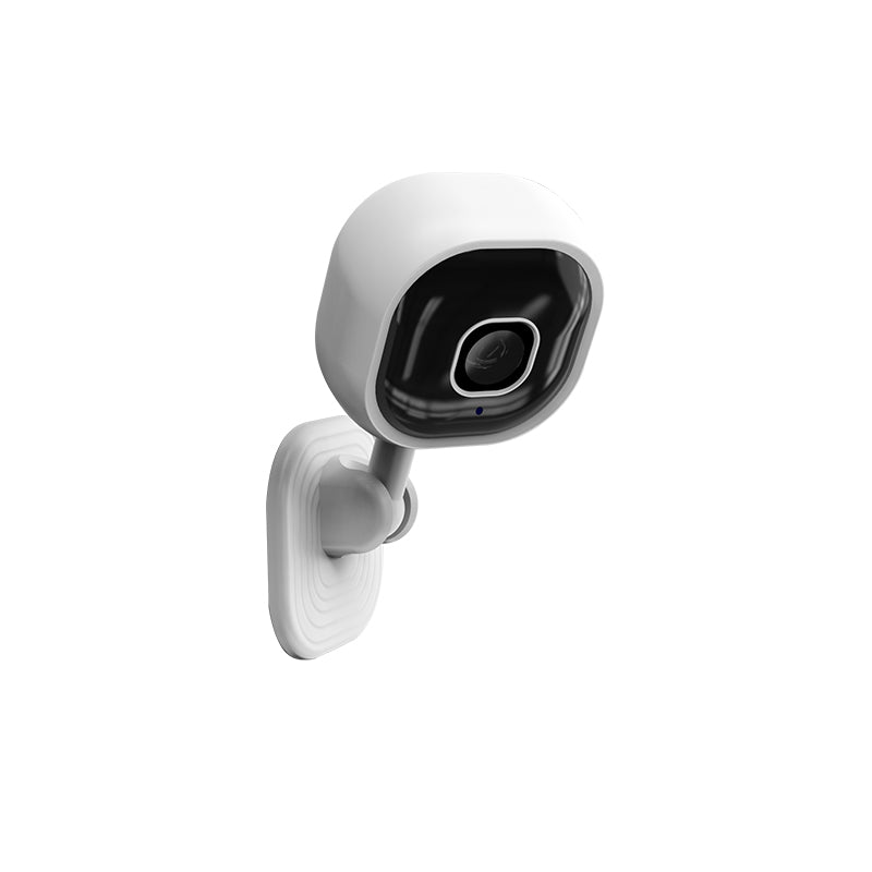 Tactical Outland smart security camera mounted on a wall, featuring 1080p HD video and motion detection.