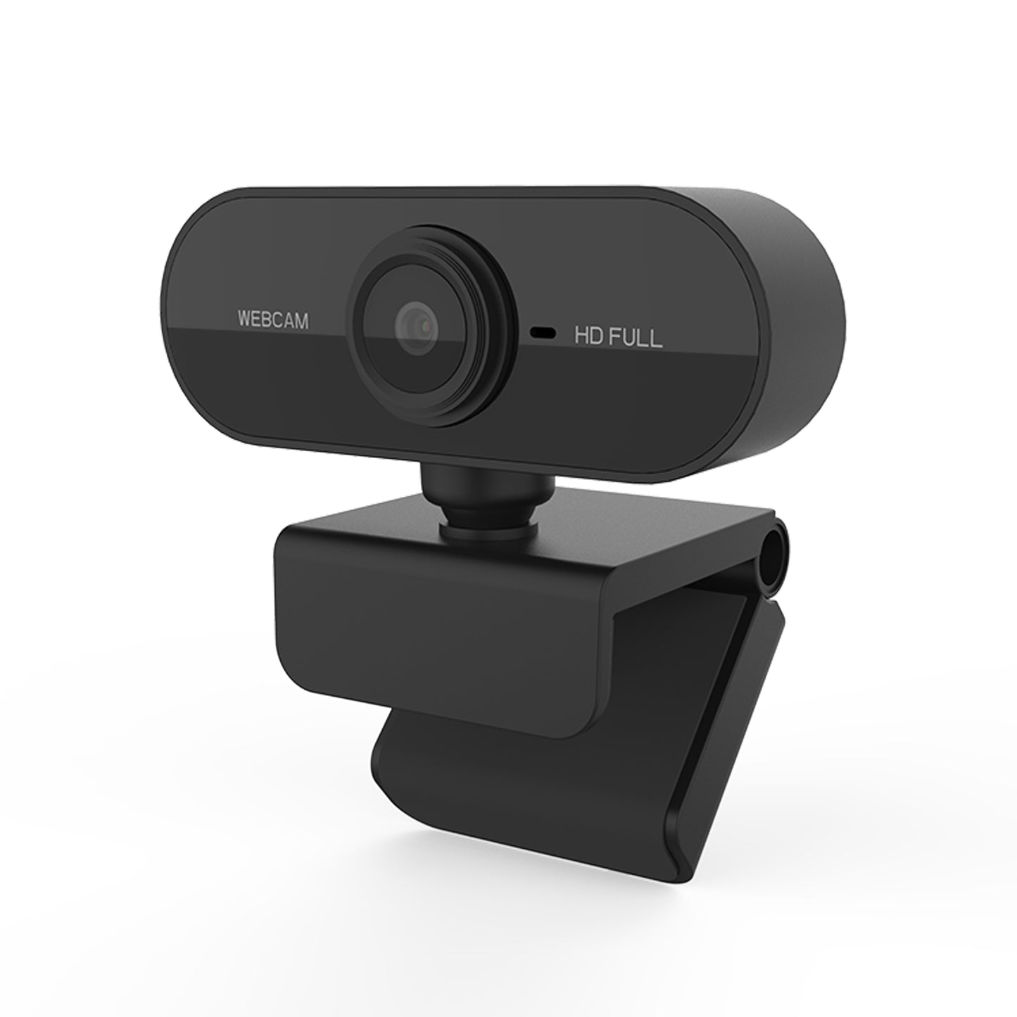 User manual diagram showing webcam parts and easy 3-step installation guide.